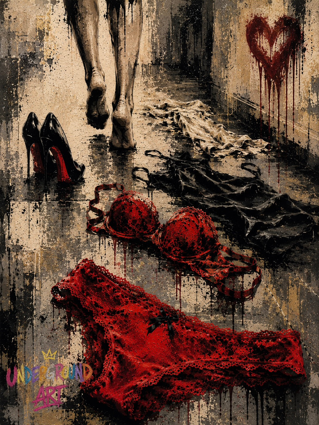 She left more than footprints